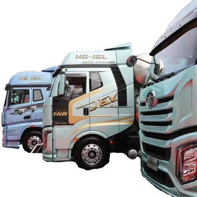 FAW Jiefang J6V 무거운 트럭 520HP 6X4 자동 기어 견인 트럭 머리 ABS
